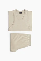 Pajama Tank Top and Shorts
