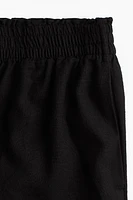 Linen-Blend Shorts