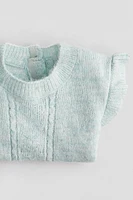 Flounce-Trimmed Sweater