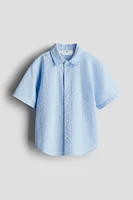 Cotton Seersucker Shirt