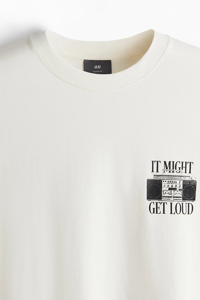 Loose Fit Printed T-shirt
