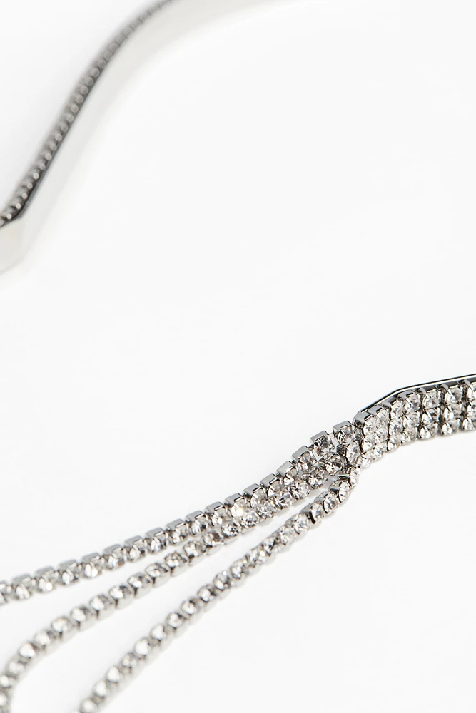 Rhinestone-Covered Hairband