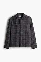 Regular Fit Waffled Overshirt