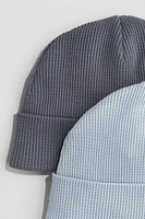 2-Pack Cotton Beanies