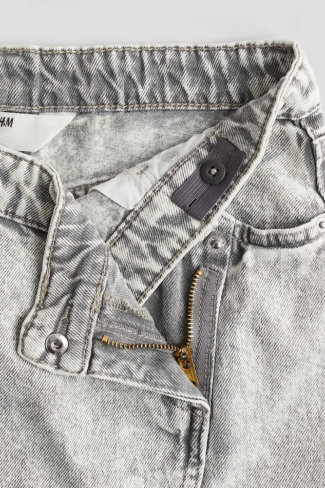 Denim Wrap Skirt