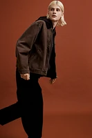 Loose Fit Printed Hoodie
