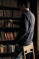 Regular Fit Textured-Knit Sweater