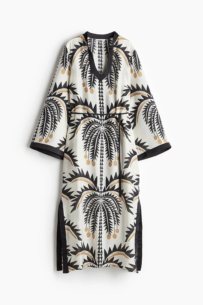Tie-Belt Tunic Dress