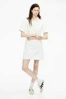 Denim Dress with Collar