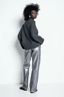 Cashmere-Blend Turtleneck Sweater
