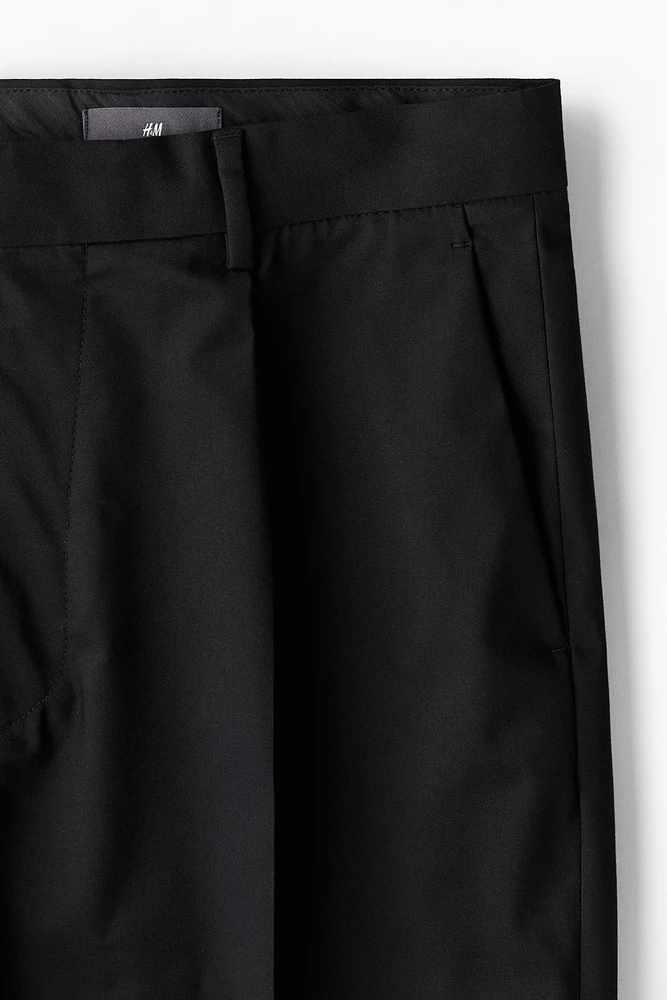 Straight Fit Suit Pants