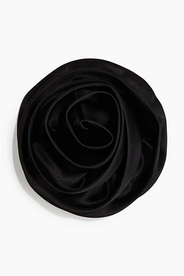 Hair Clip with Silk Flower