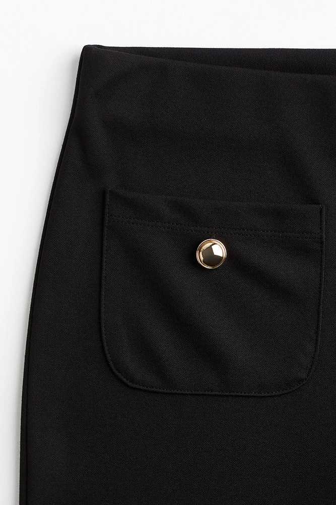 Pantalon large en jersey