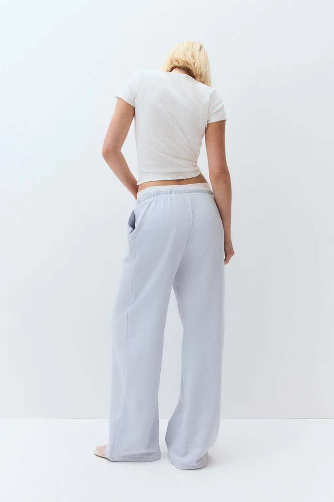 Wide-leg Joggers