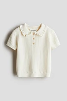 Cable-Knit Cotton Top