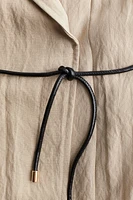 Tie-belt Jacket Dress