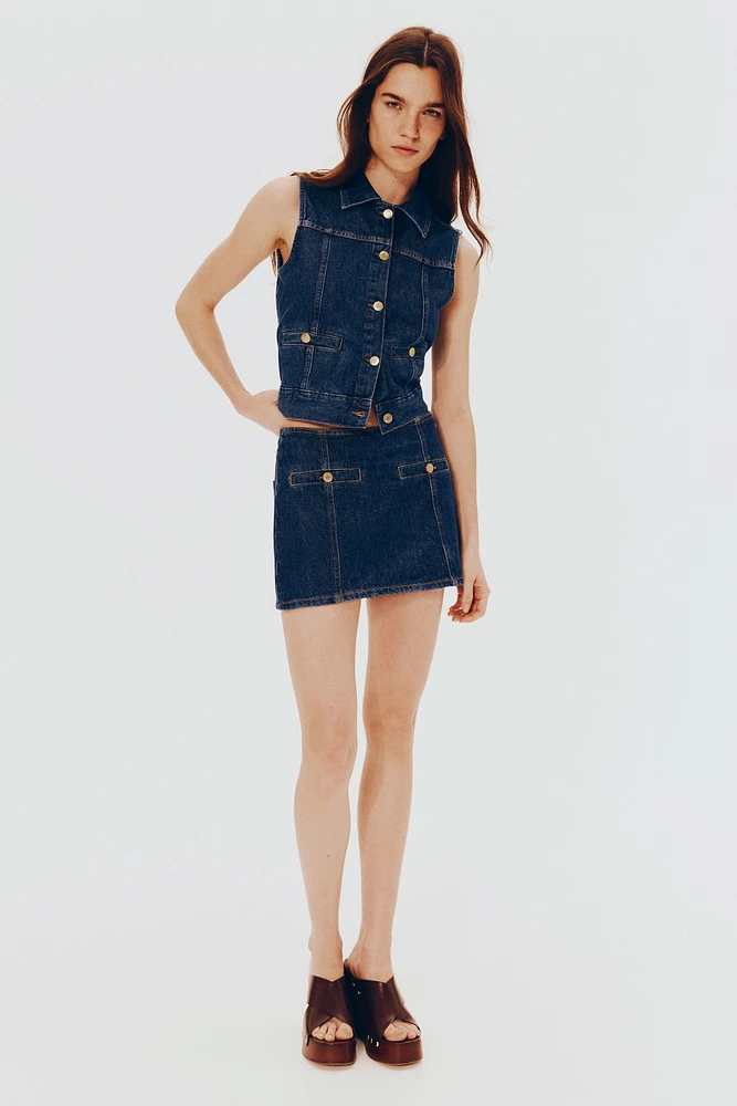 Denim Skort