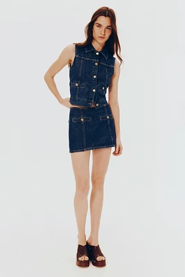 Denim Skort