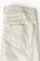 Straight Twill Pants