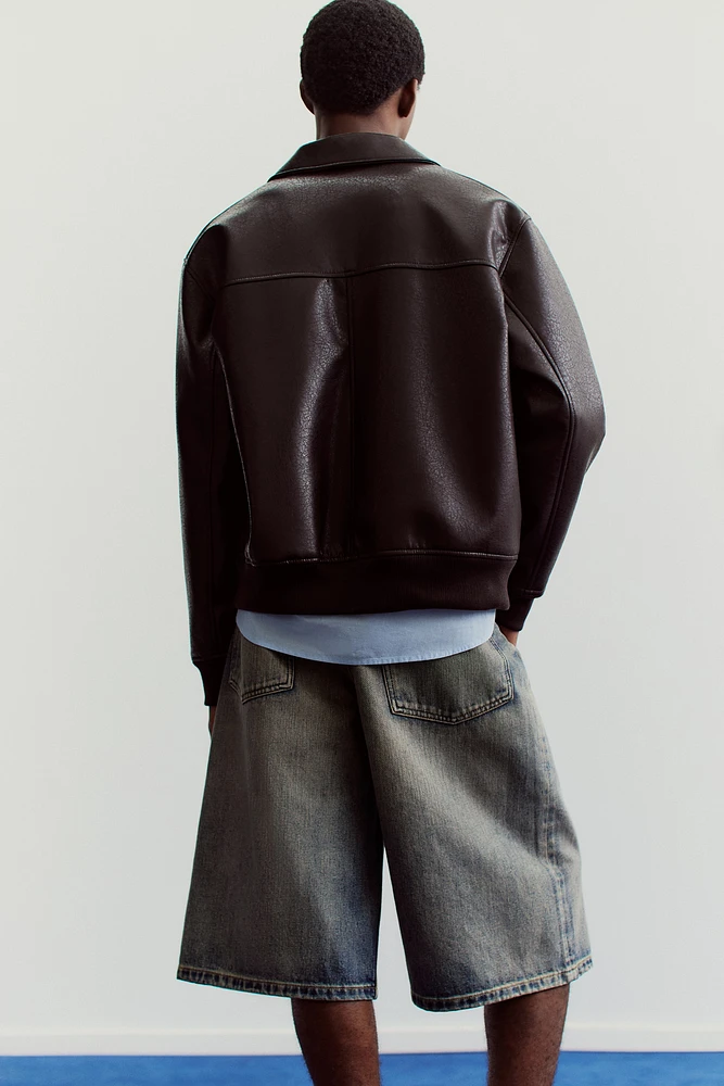 Short Super ample en denim