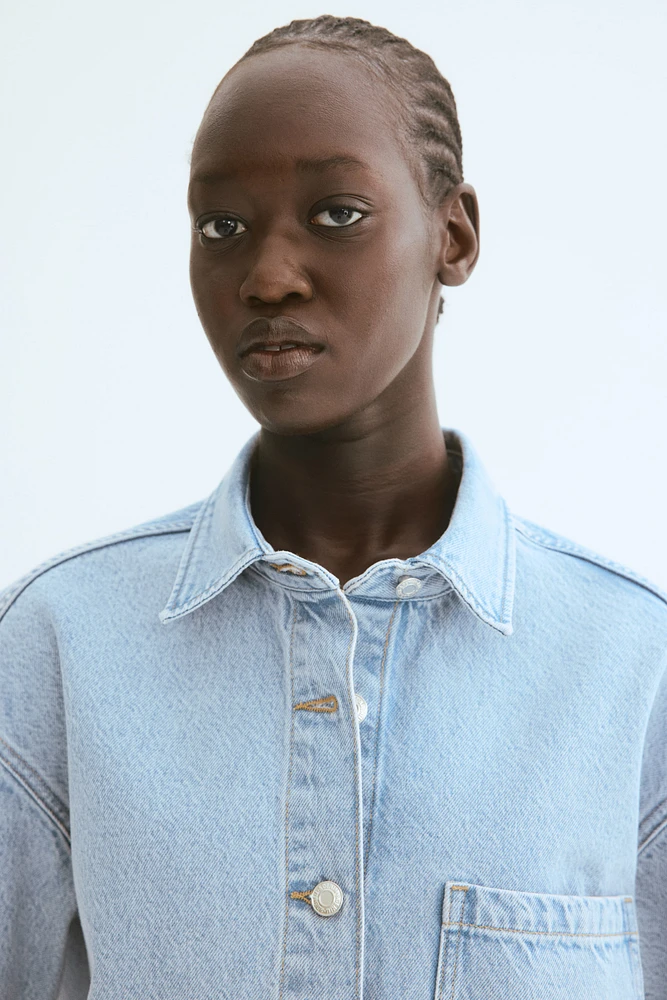 Oversized Denim Shirt
