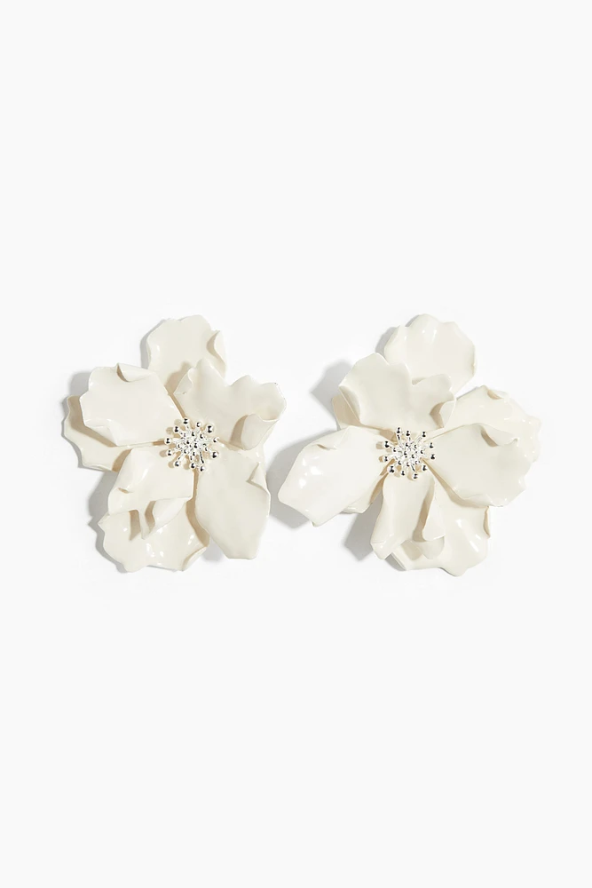 Flower-Shaped Earrings