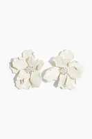 Flower-Shaped Earrings