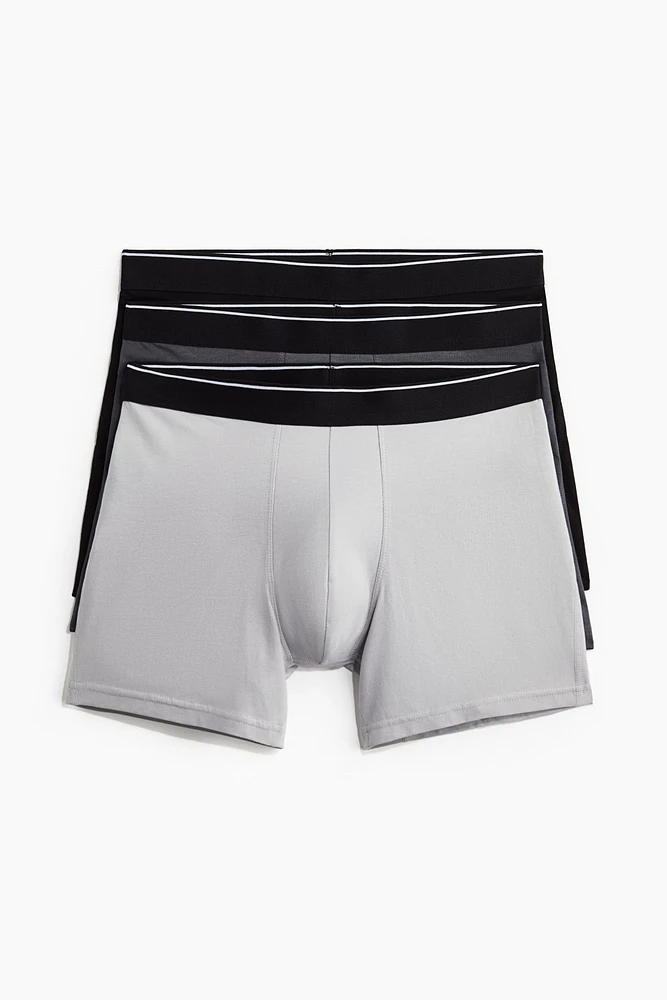 3-pack Mid-Length Boxer Briefs with Lycra®