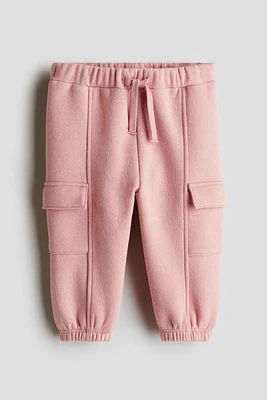 Brushed-Inside Cargo Joggers