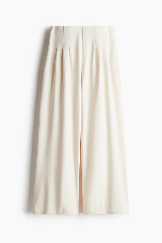 Wide-Leg Jersey Pants