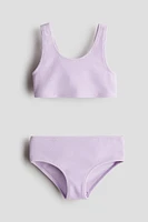 Textured Two-Piece Swimsuit