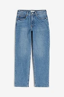 Slim Straight High Ankle Jeans