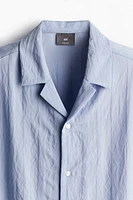 Regular Fit Textured-weave Resort Shirt
