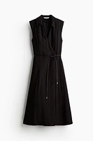 Tie-Belt Wrap Dress