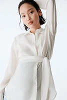 MAMA Before & After Tie-Detail Shirt