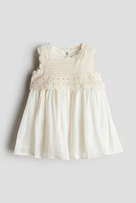 Crochet-Look Dress