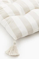 Tasseled Seat Cushion