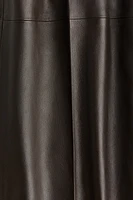 Straight Leather Pants