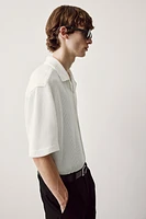 Loose Fit Ribbed Resort Shirt