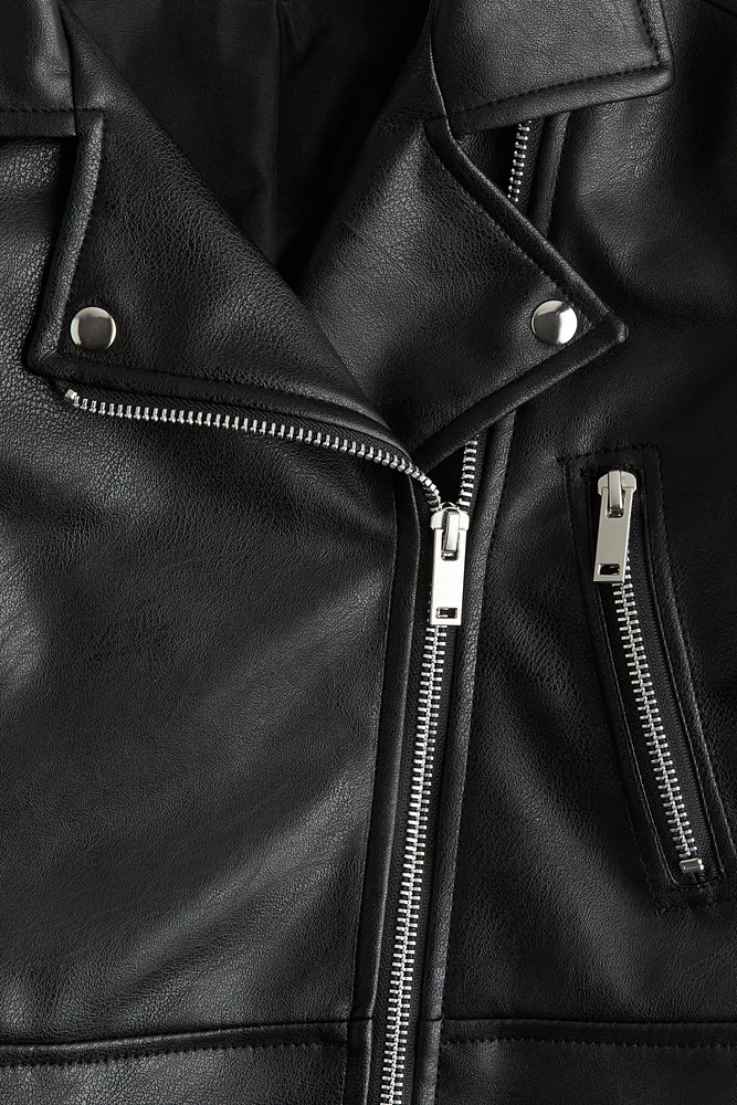 Veste de style motard