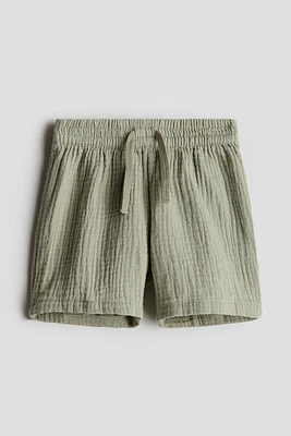 Cotton Muslin Shorts