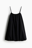 Bubble-Hem Strappy Dress