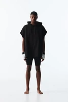 Loose Fit Sleeveless Sports Hoodie