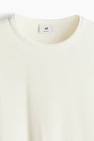 Regular Fit Long-Sleeved Waffled Shirt