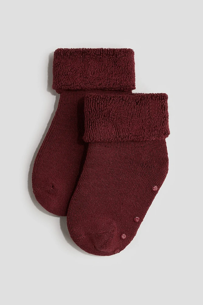 5-pack Non-slip Terry Socks