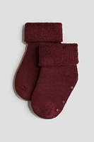 5-pack Non-slip Terry Socks