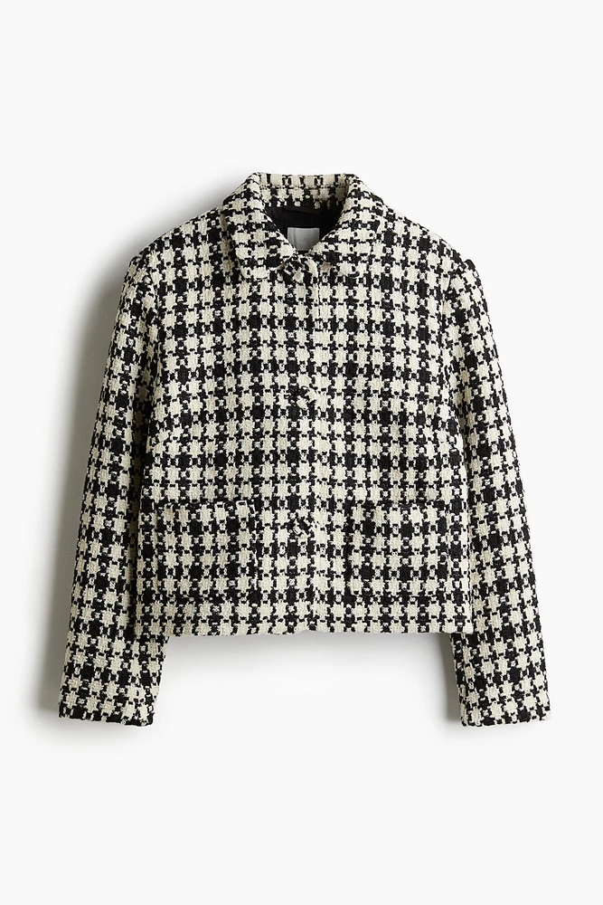 Veste en tissu jacquard