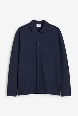 Regular Fit Waffled Shirt