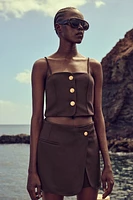 Jupe-short en interlock