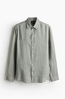 Regular-Fit Linen Shirt
